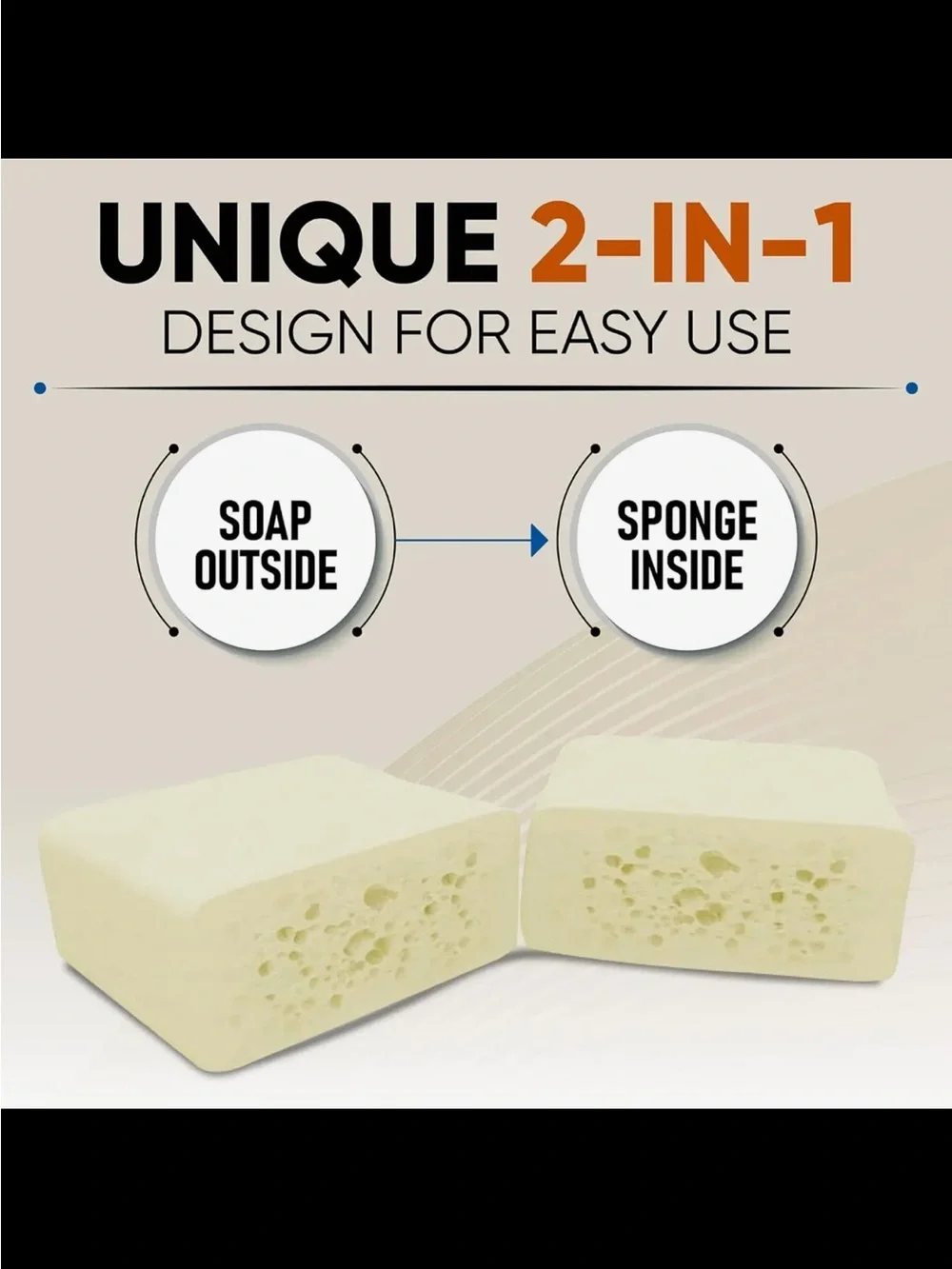 Esponjabón 2-in-1 Oatmeal Exfoliating Soap Sponge